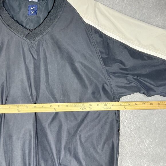 Nike Golf Windbreaker Jacket Mens Size Large V Neck Pullover Pockets Logo Sleeve - Picture 4 of 11
